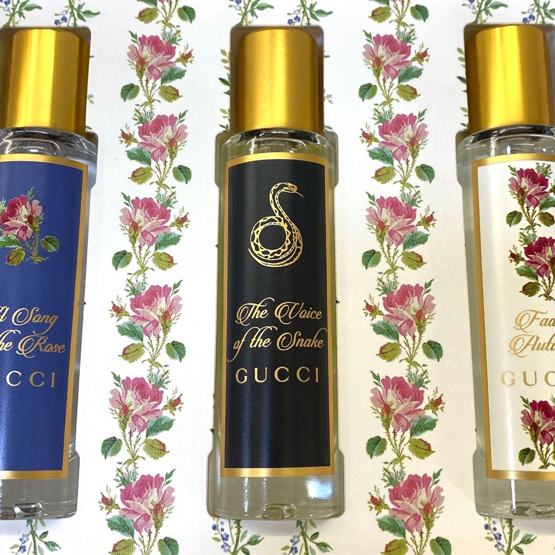 5183 新品未開封 GUCCI パルファム 15ml×3本 ※ばら売り不可