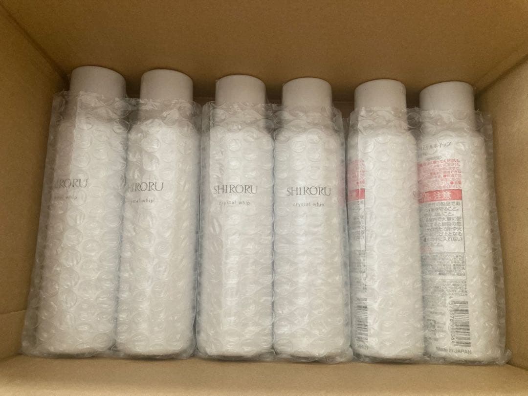 【値下げ】SHIROURU クリスタルホイップ 洗顔料 6本セット