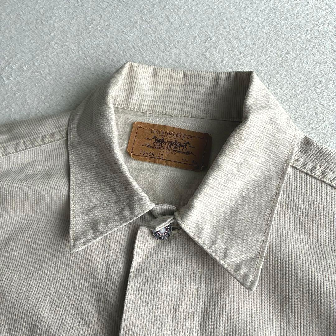 90s LEVI'S 70505 トラッカージャケット ピケ素材 サイズ40