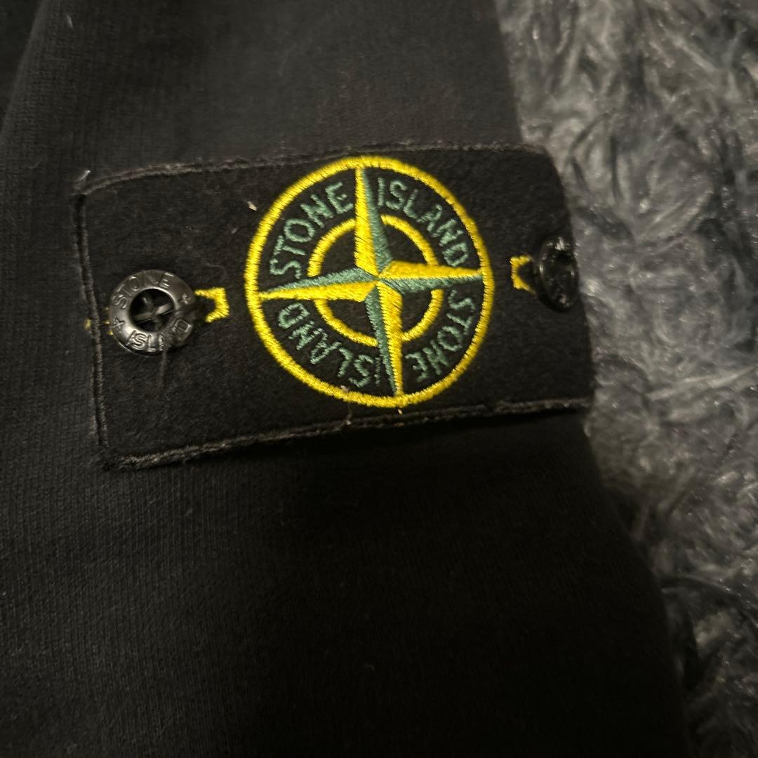 STONE  黒 クルーネック トレーナー