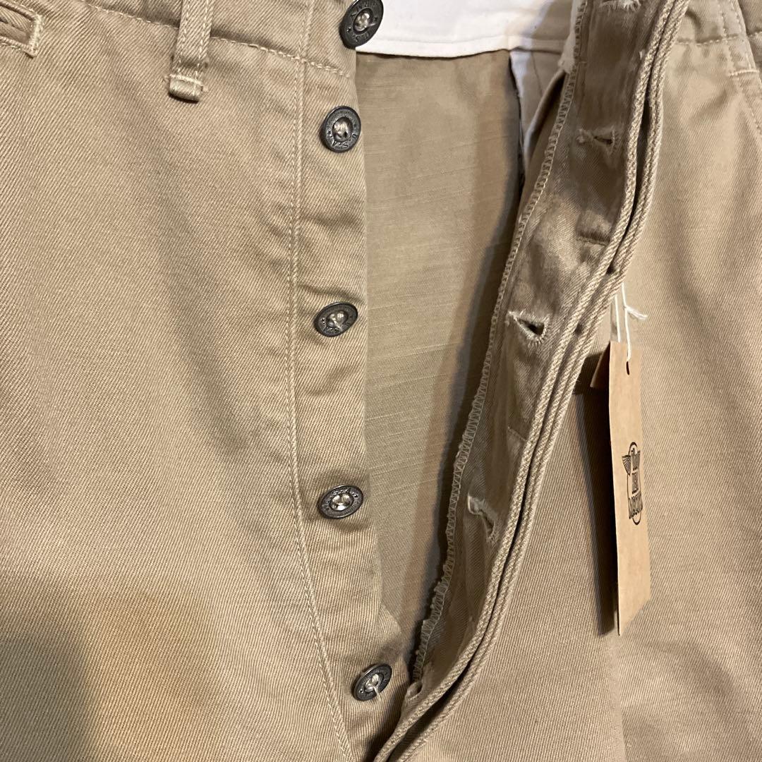 リアルマッコイズ 41カーキ チノパン MP23102 W36