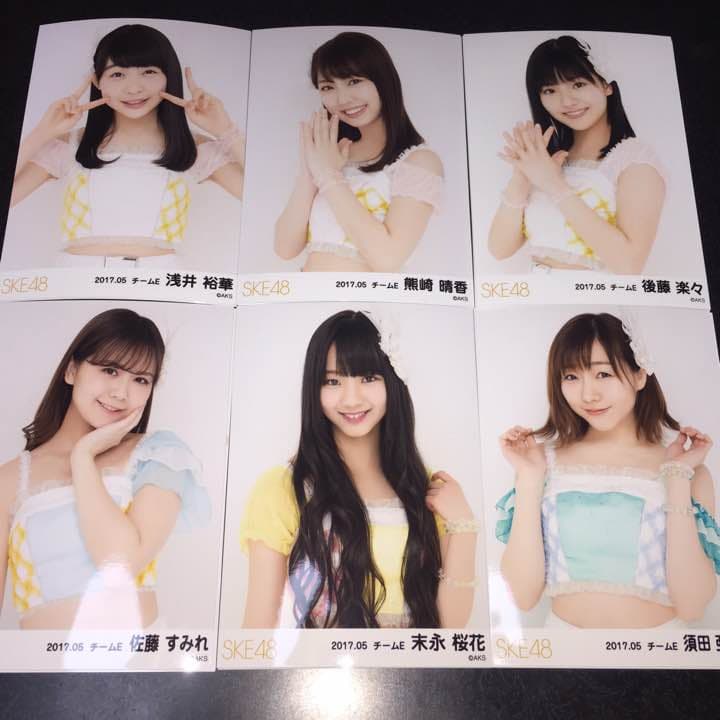 SKE48 2017 5月 月別 ランダム 生写真 3種コンプ 検) 滋賀 奈良