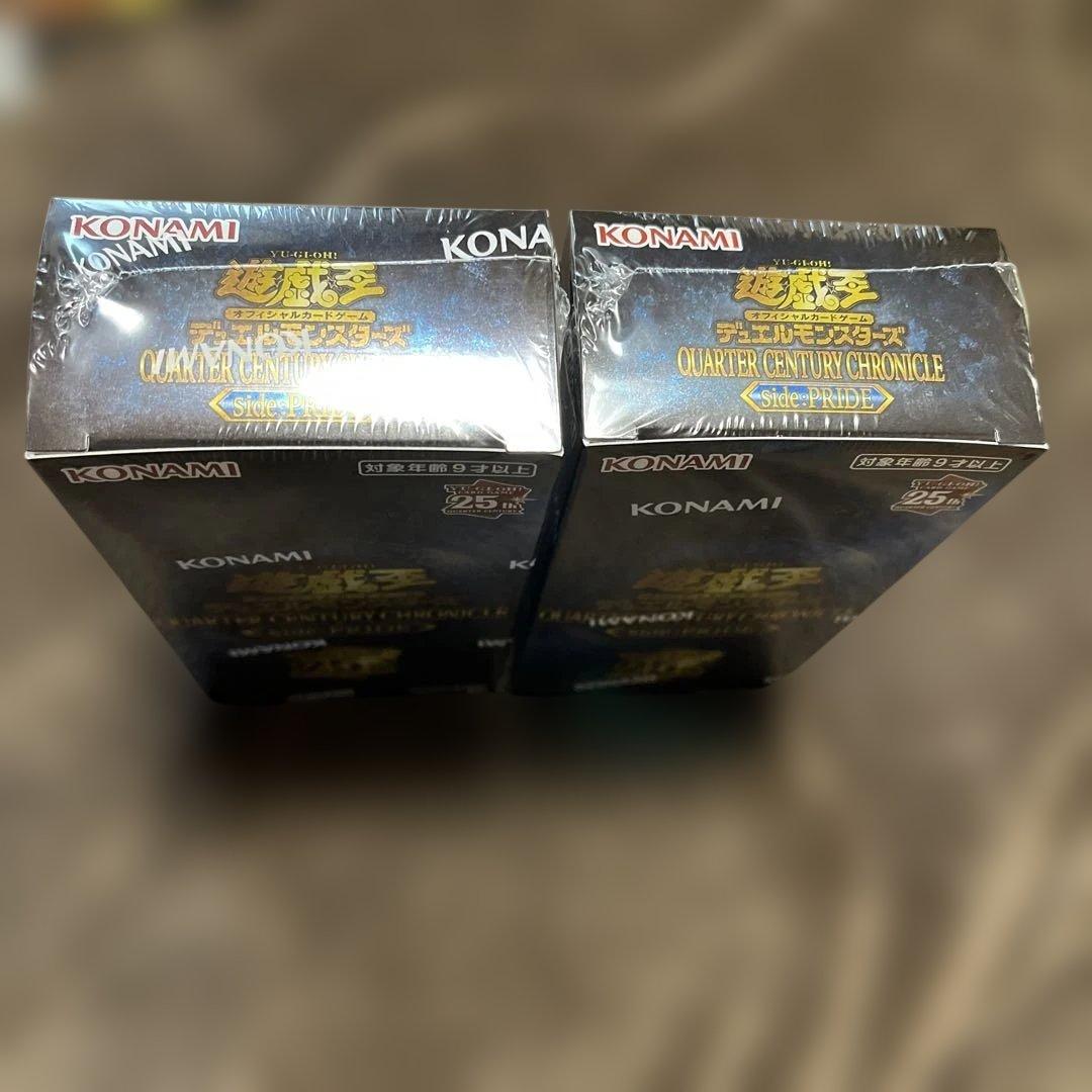 遊戯王クォーターセンチュリークロニクルサイドプライド２５t hシュリンク付き未開