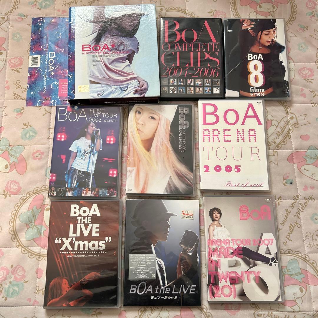 【初回限定版あり】BoA LIVE PV DVD まとめ売り　9本セット