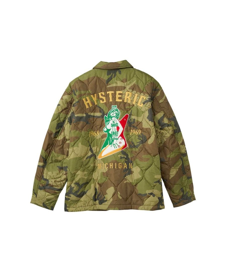 完売品ヒステリックグラマーGUITAR GIRL MICHIGAN刺繍ジャケット