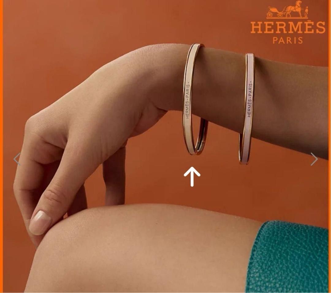美品 HERMES 箱保存袋付き エルメス ブレスレット バングル レディース