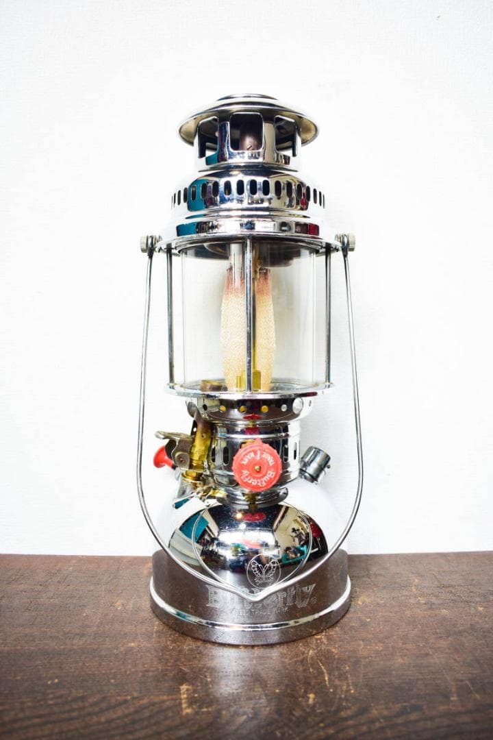 バタフライ ランタン 灯油加圧式 ヴィンテージ キャンプ