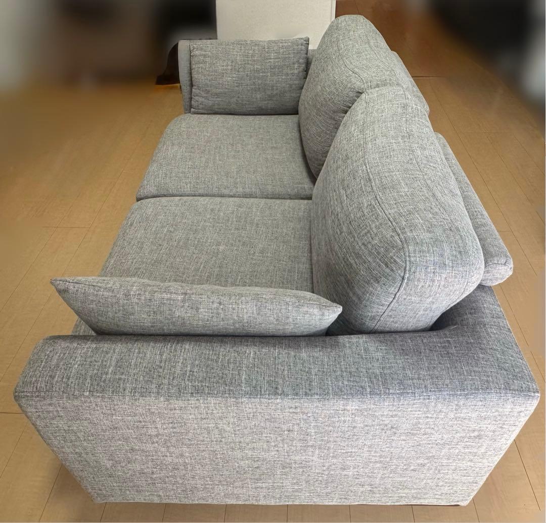 【Francfranc】キャピタン ソファ 2S ライトグレー