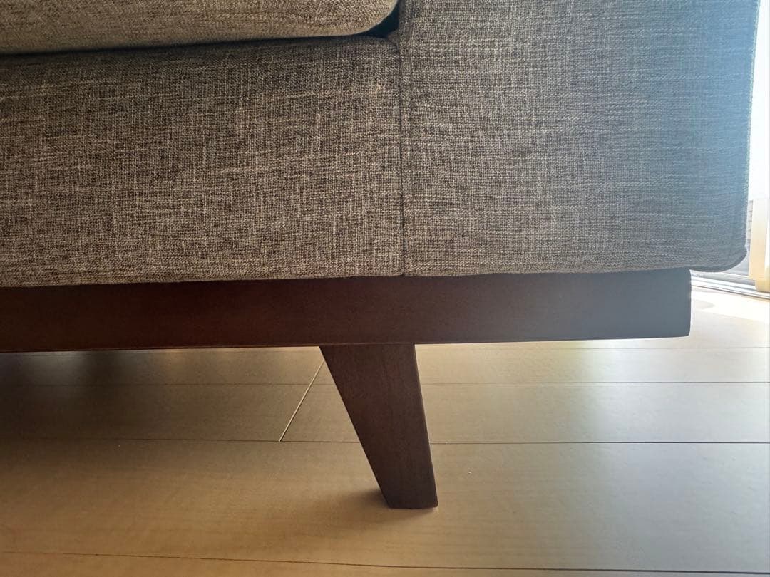 【Francfranc】キャピタン ソファ 2S ライトグレー