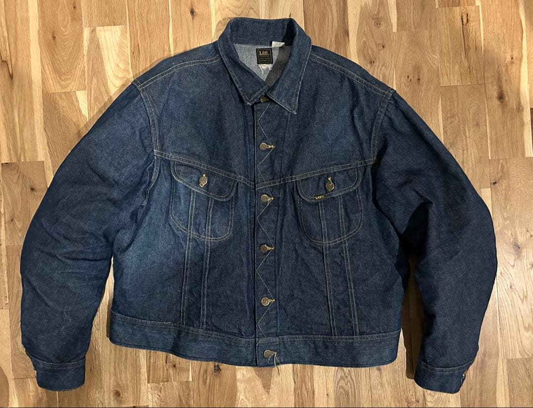 LEE 220 70s 80s スパービッグサイズ　サイズ50 超濃紺