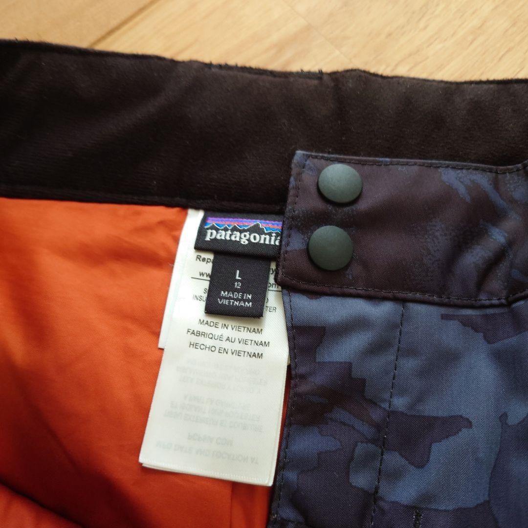 美品　patagonia ボーイズ・スノーショット・パンツ スノーウェア L