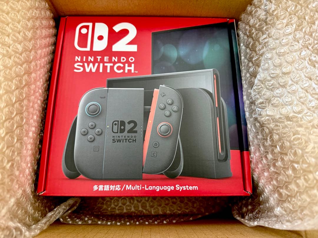 送料無料Nintendo Switch 2本体 多言語対応システム