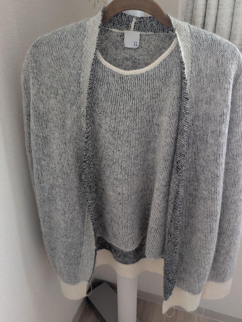 avec deuxclefs カーディガン