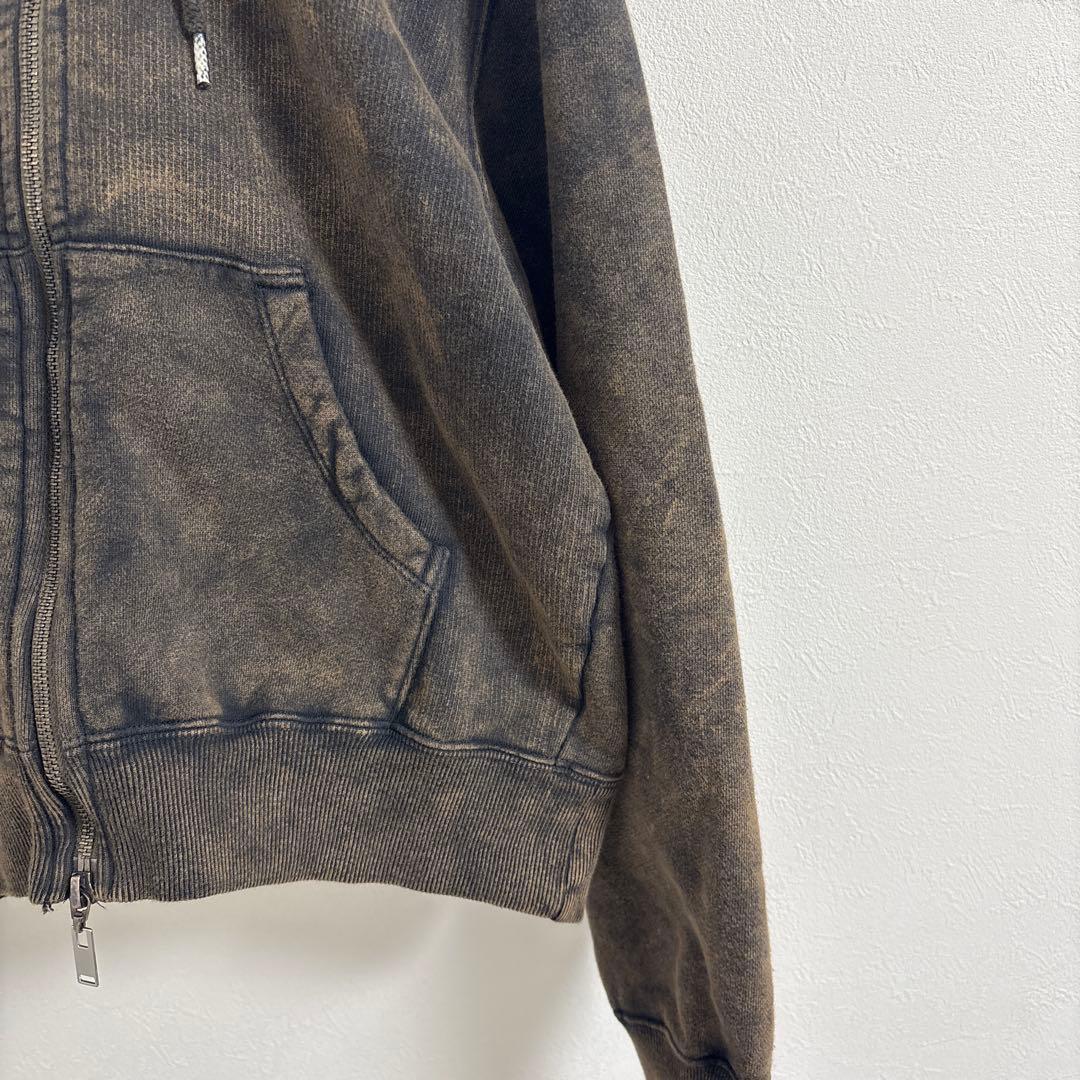 LON TONE ZIP HOODIE Ⅱ /KHAKI