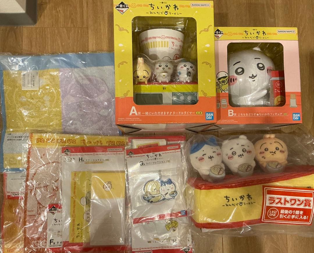 一番くじ ちいかわ 〜みんなでラーメン〜 ラストワン賞「郎」ティッシュケース