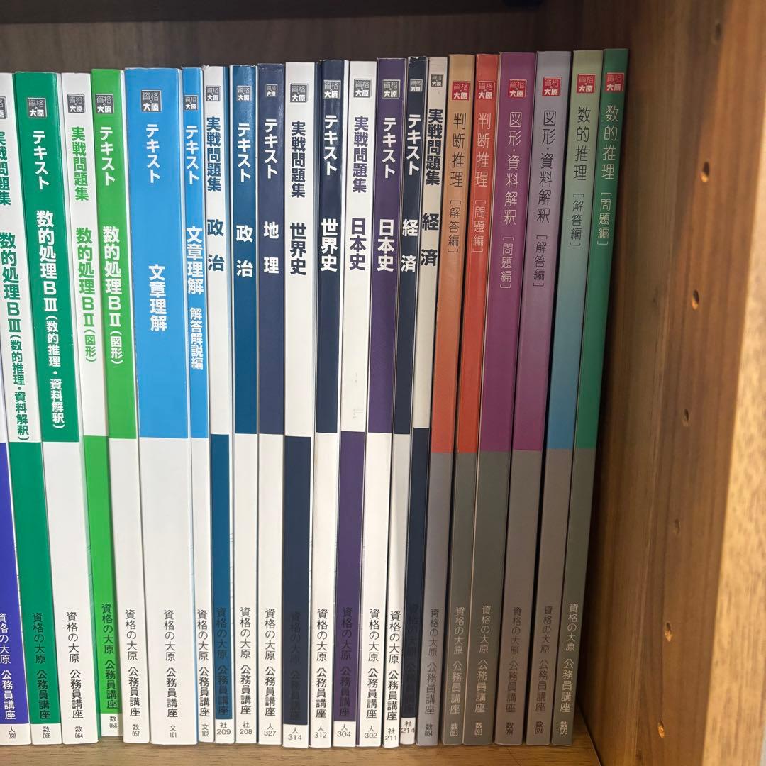 【一式セット】2023年度版　資格の大原　公務員対策テキスト