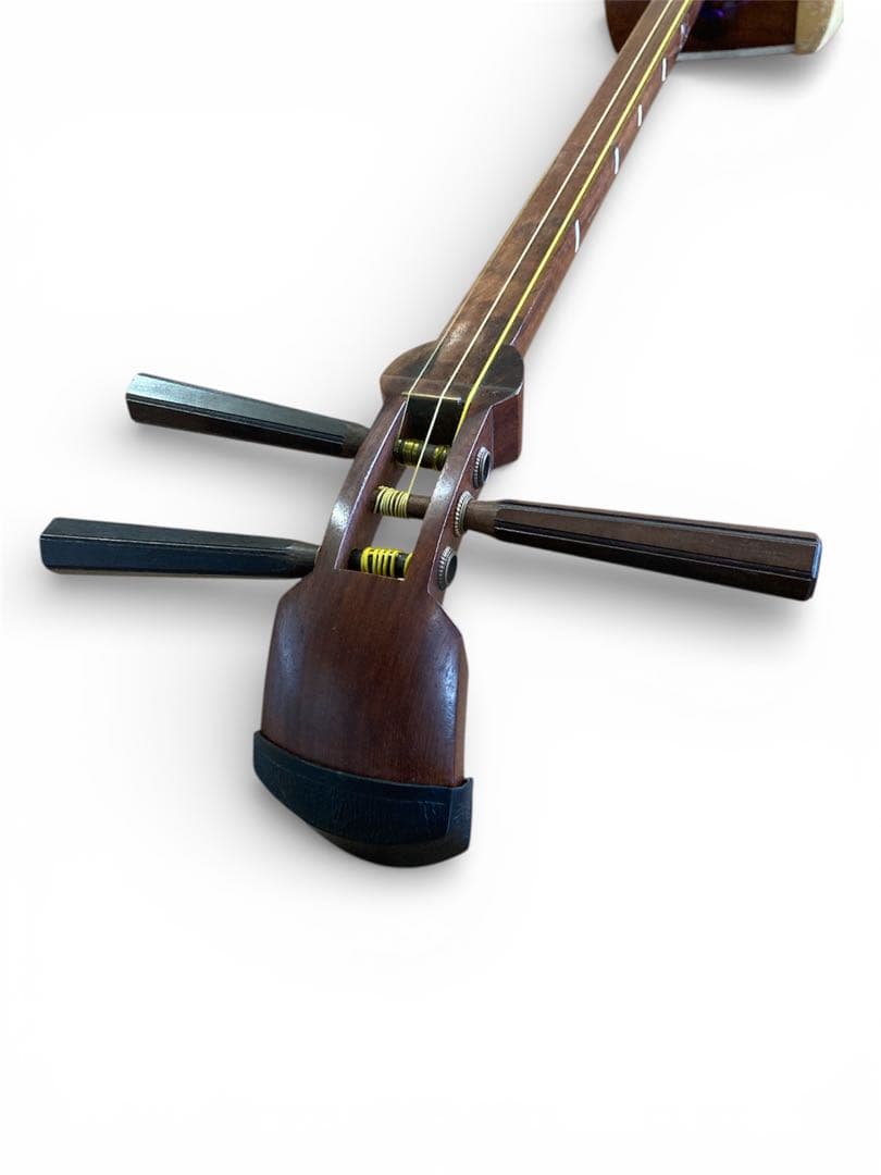 美品 高級 三味線 長唄 地唄 ケース付き 民謡 舞台付属品あり