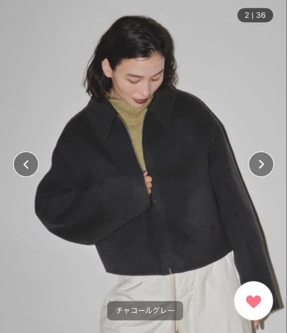 【TODAYFUL/トゥデイフル】ウールジップブルゾン/コート