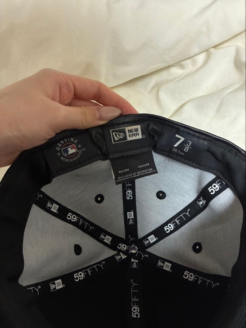 New Era ニューヨーク・ヤンキースキャップ 7 8/3 レザー