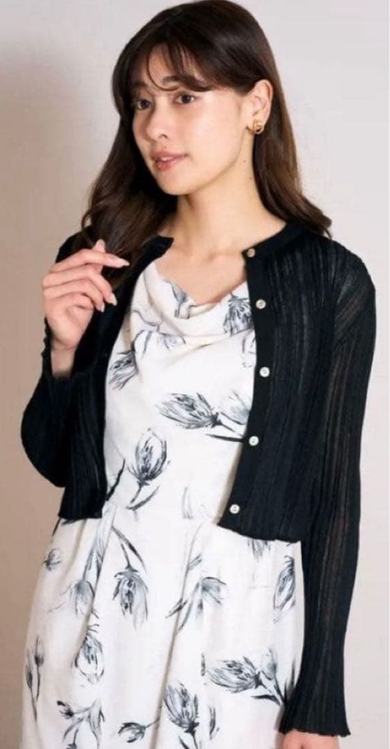 Herlipto Lea Fleur Ruffled Dress M ホワイト