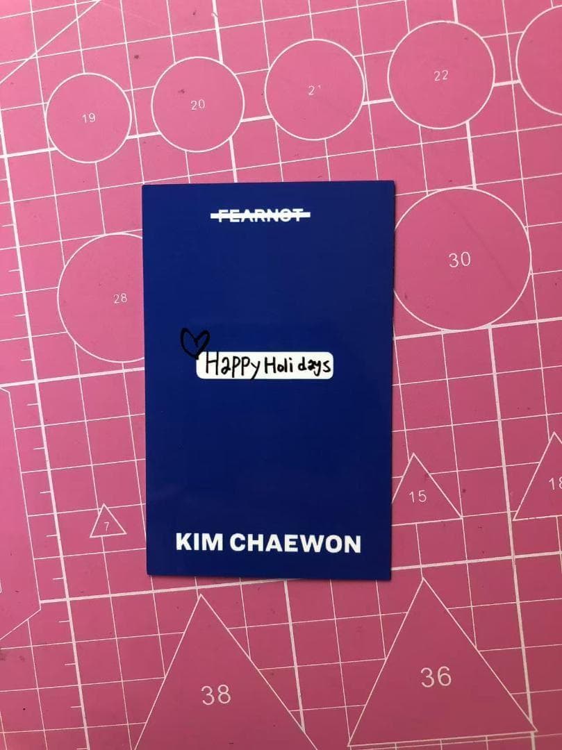 LESSERAFIM 2025 KBS 歌謡祭 韓国 チェウォン サノク トレカ