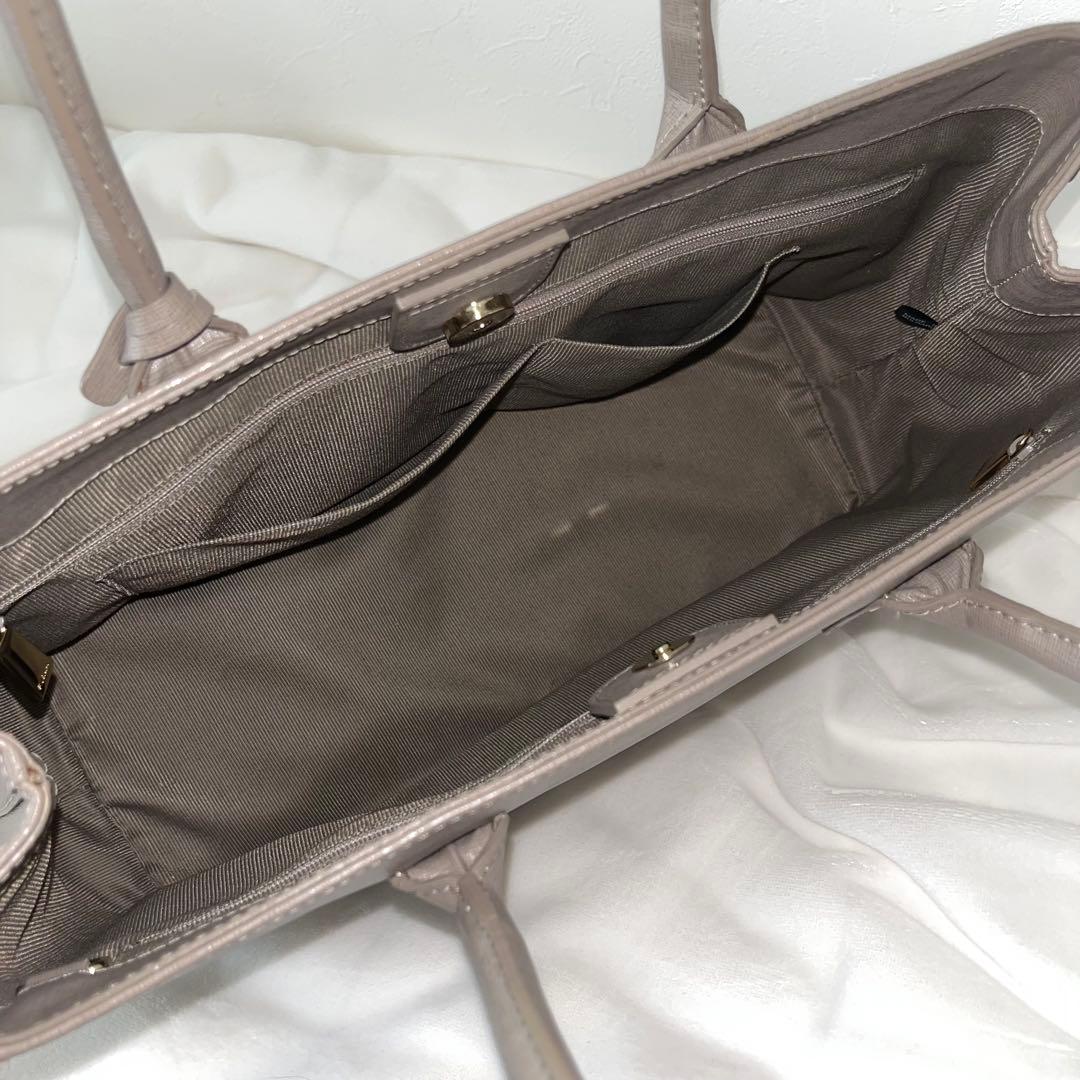 【Amy】FURLA フルラ バッグ A4 トートバッグ ベージュ