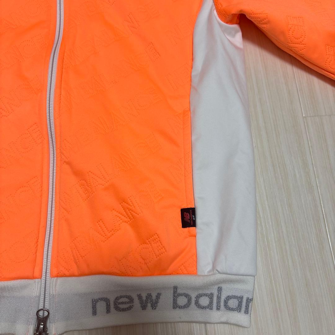 美品　ニューバランス　ゴルフ　セットアップ　防風　防寒　レディースウェア　裏起毛
