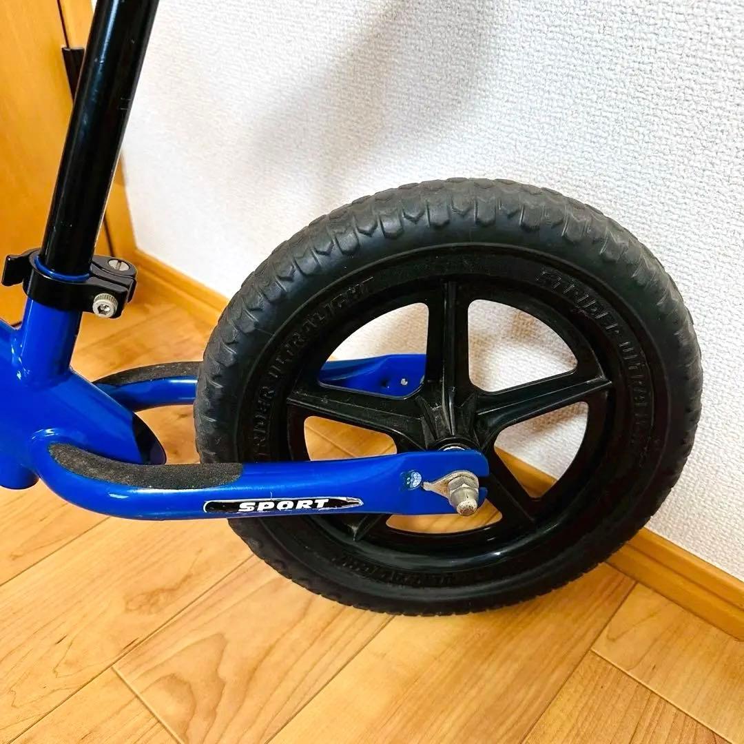 良品✨ STRIDER SPORTS バランスバイク 人気の青 12インチ