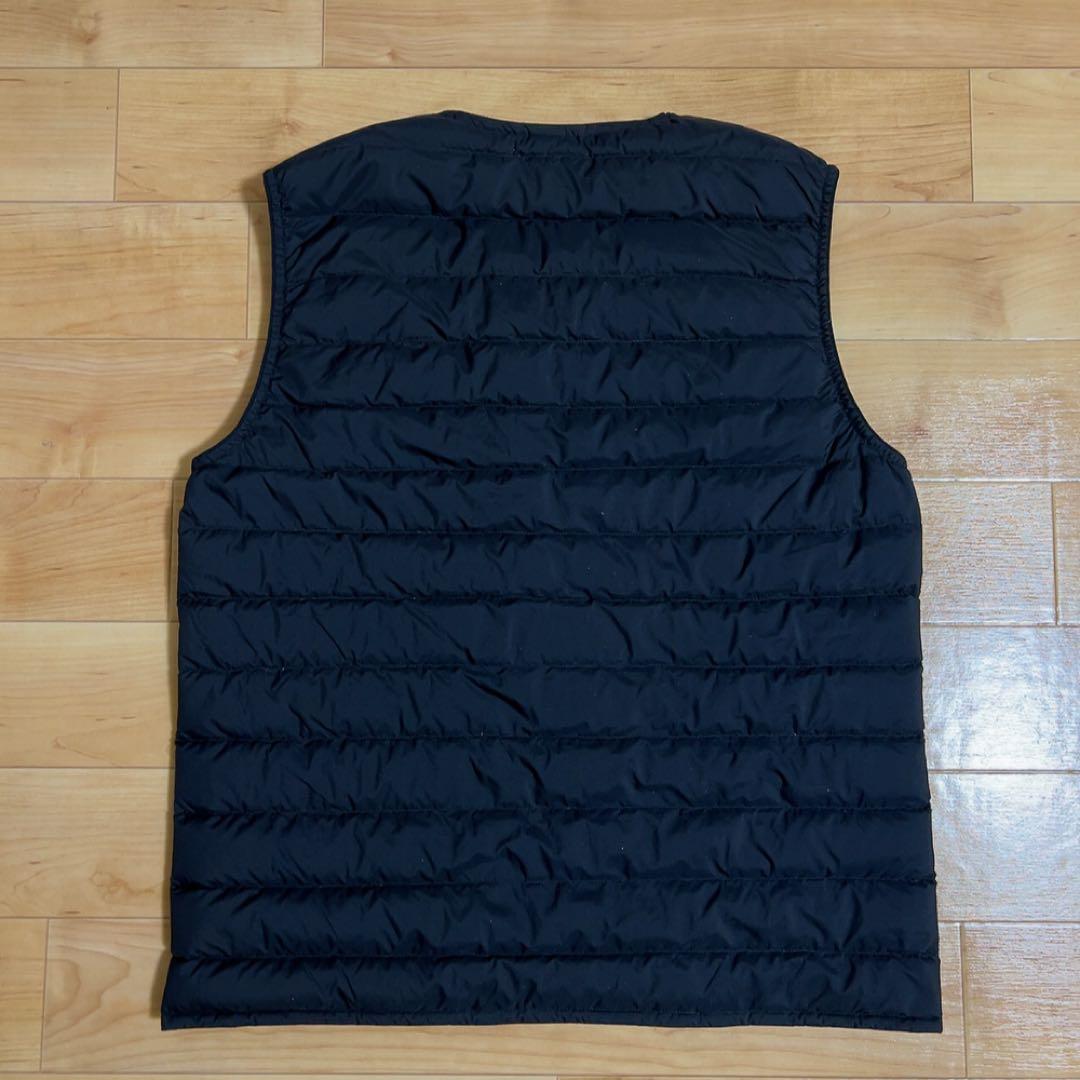 モンベル mont-bell スペリオダウン Vネックベスト メンズ　黒　M