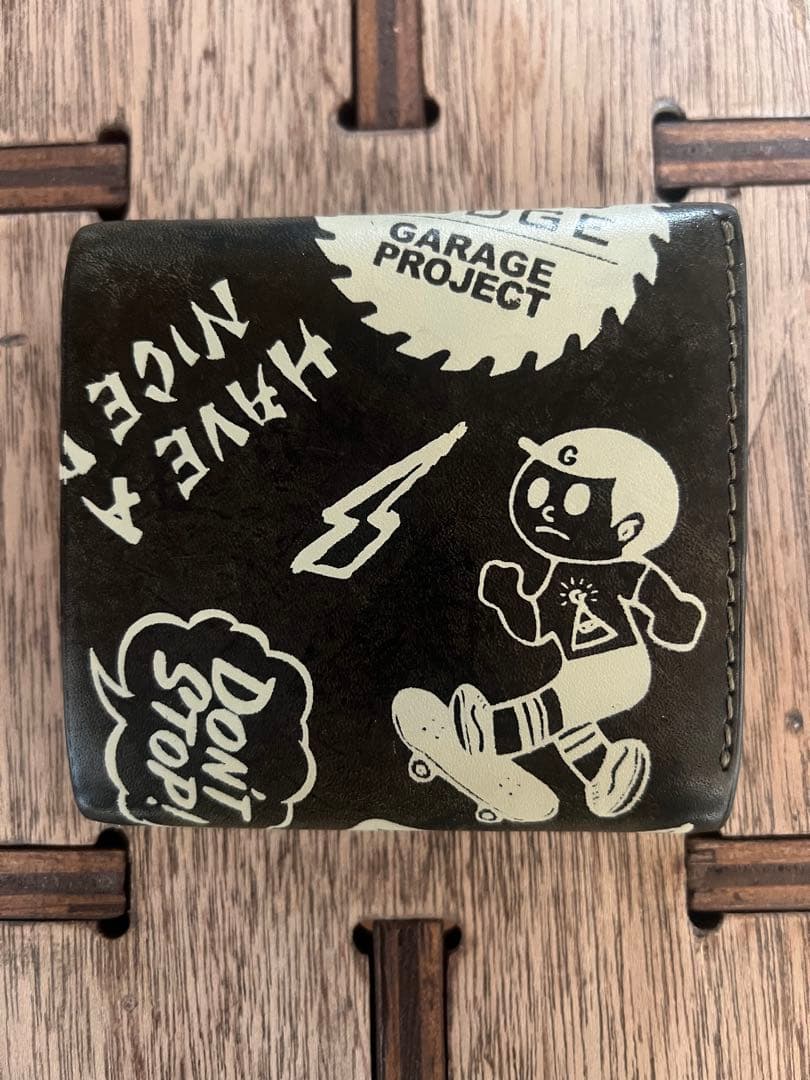 GRINDLODGE×Boab leather works 生刷り財布