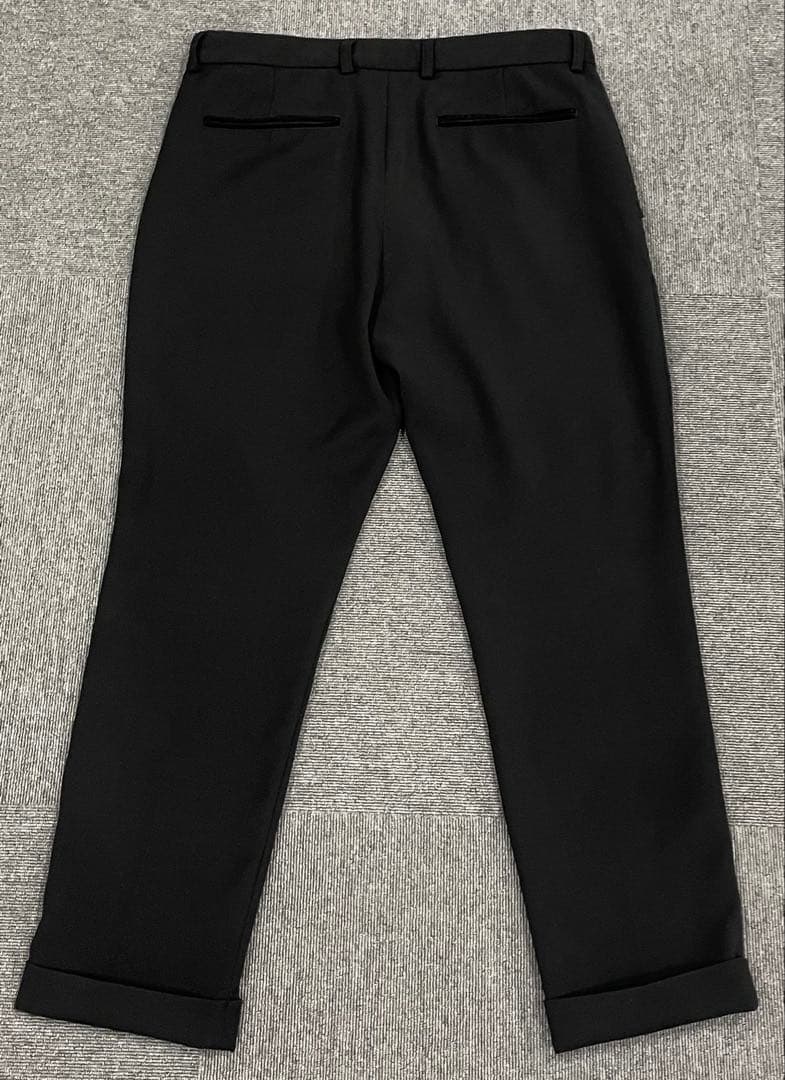 RUDE GALLERY TUCK TROUSERS BLACK 5（XL）美品