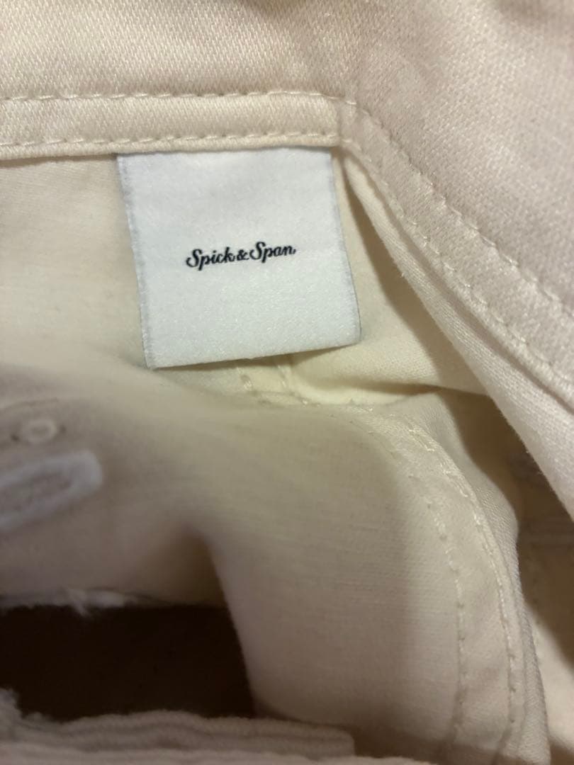 Spick and Span ルーズベイカーパンツ ナチュラル 38