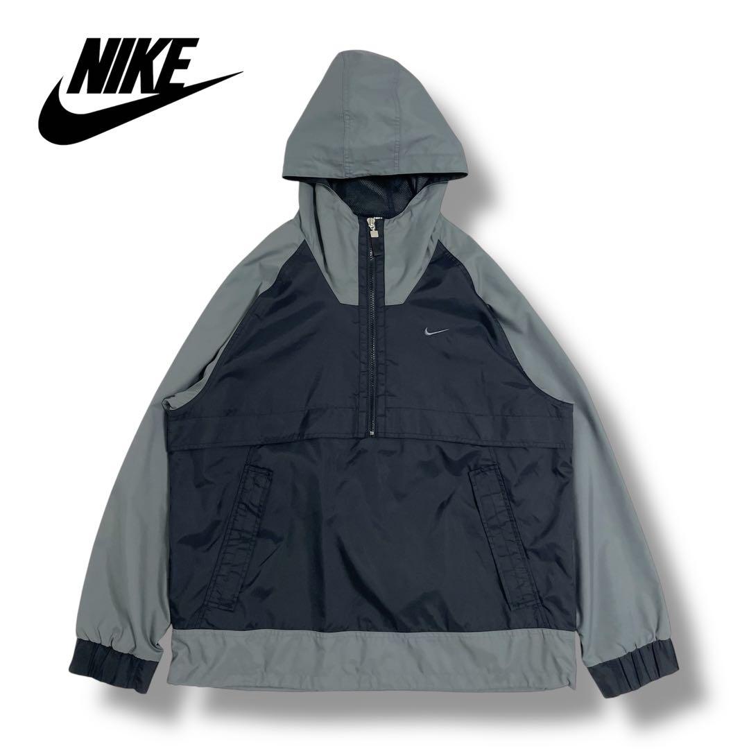 NIKE ナイキ 90s アノラックパーカー ハーフジップ ナイロンジャケット