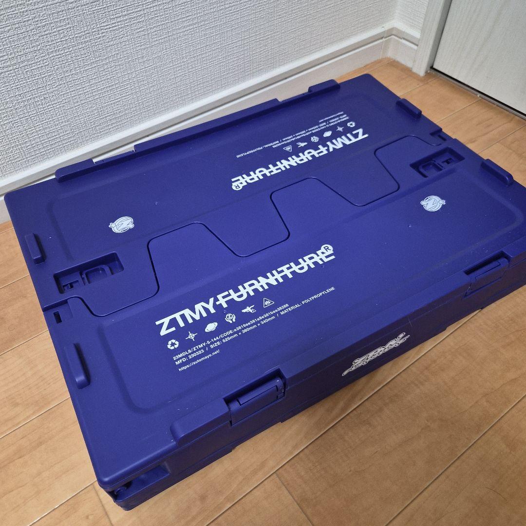 ずとまよ　コンテナ　ネイビー