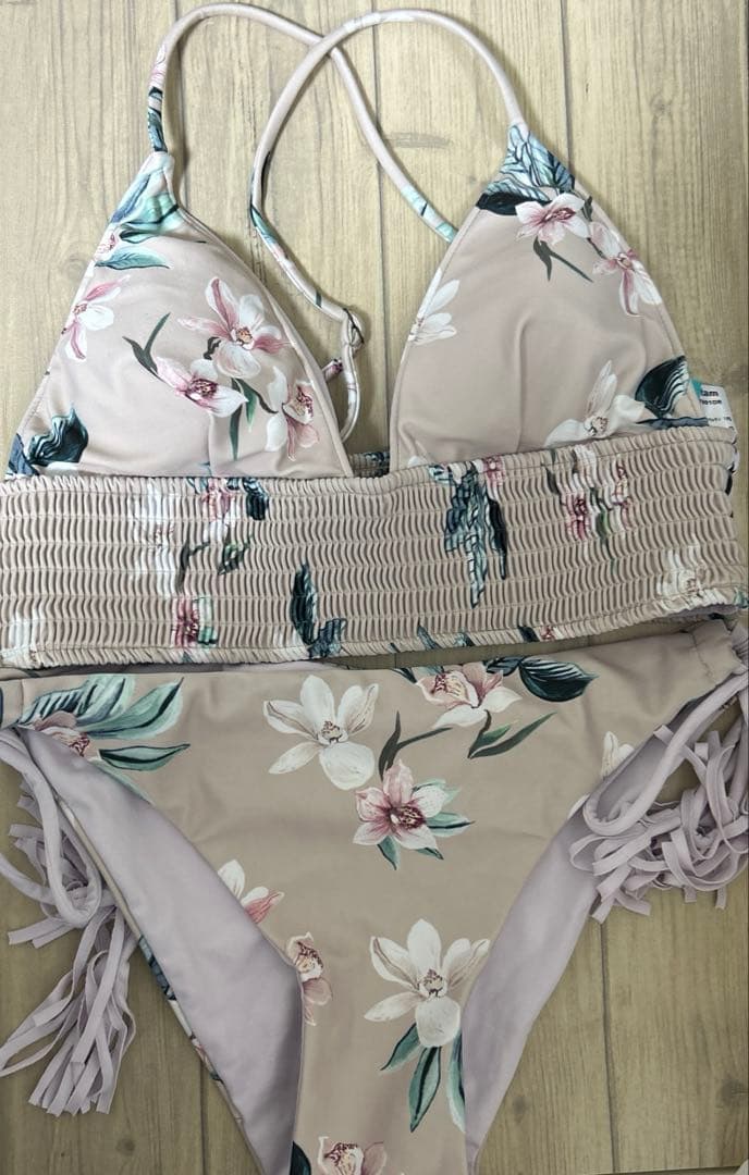 Alexia Stam フラワープリント 水着 S