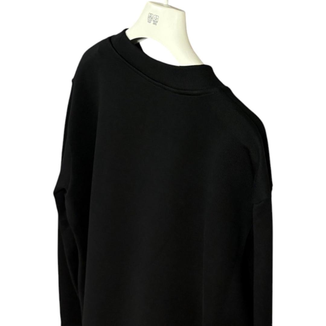 【新品未使用】MONCLER クルーネック スウェット　XL　黒色 トレーナー