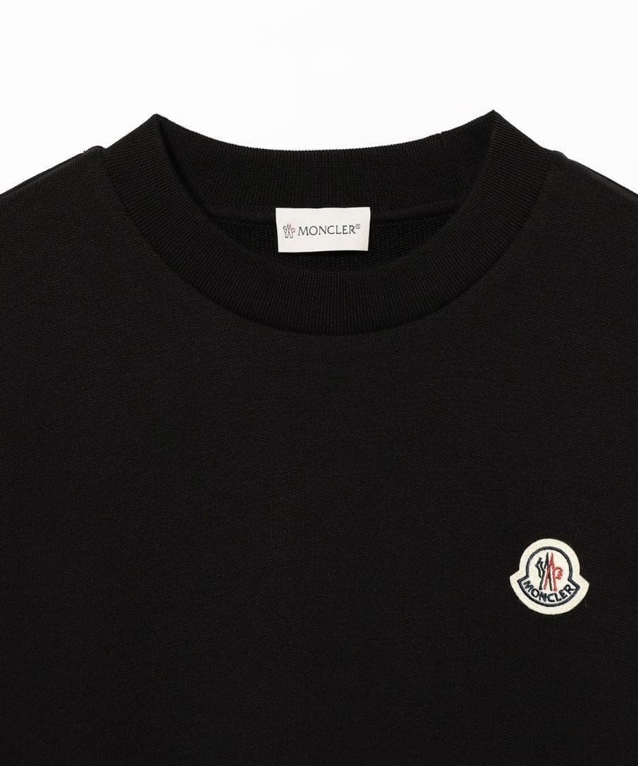 【新品未使用】MONCLER クルーネック スウェット　XL　黒色 トレーナー