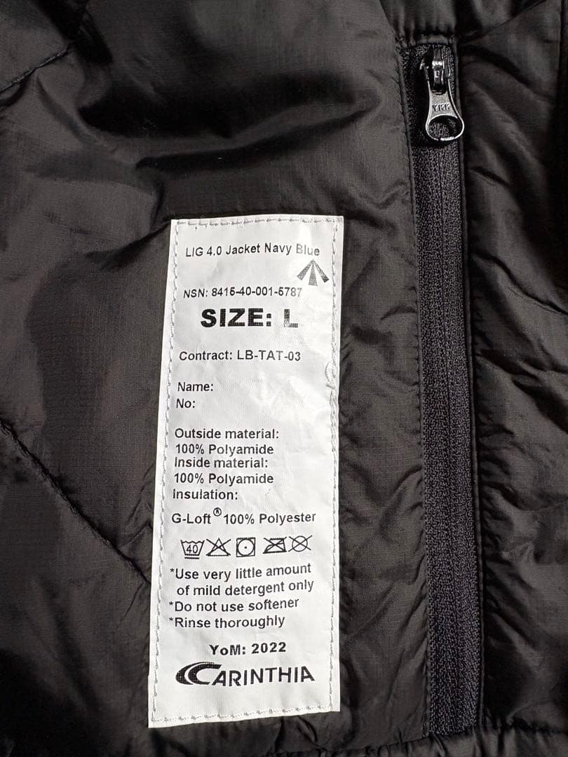 【美品】 Navy Carinthia LIG4.0 L