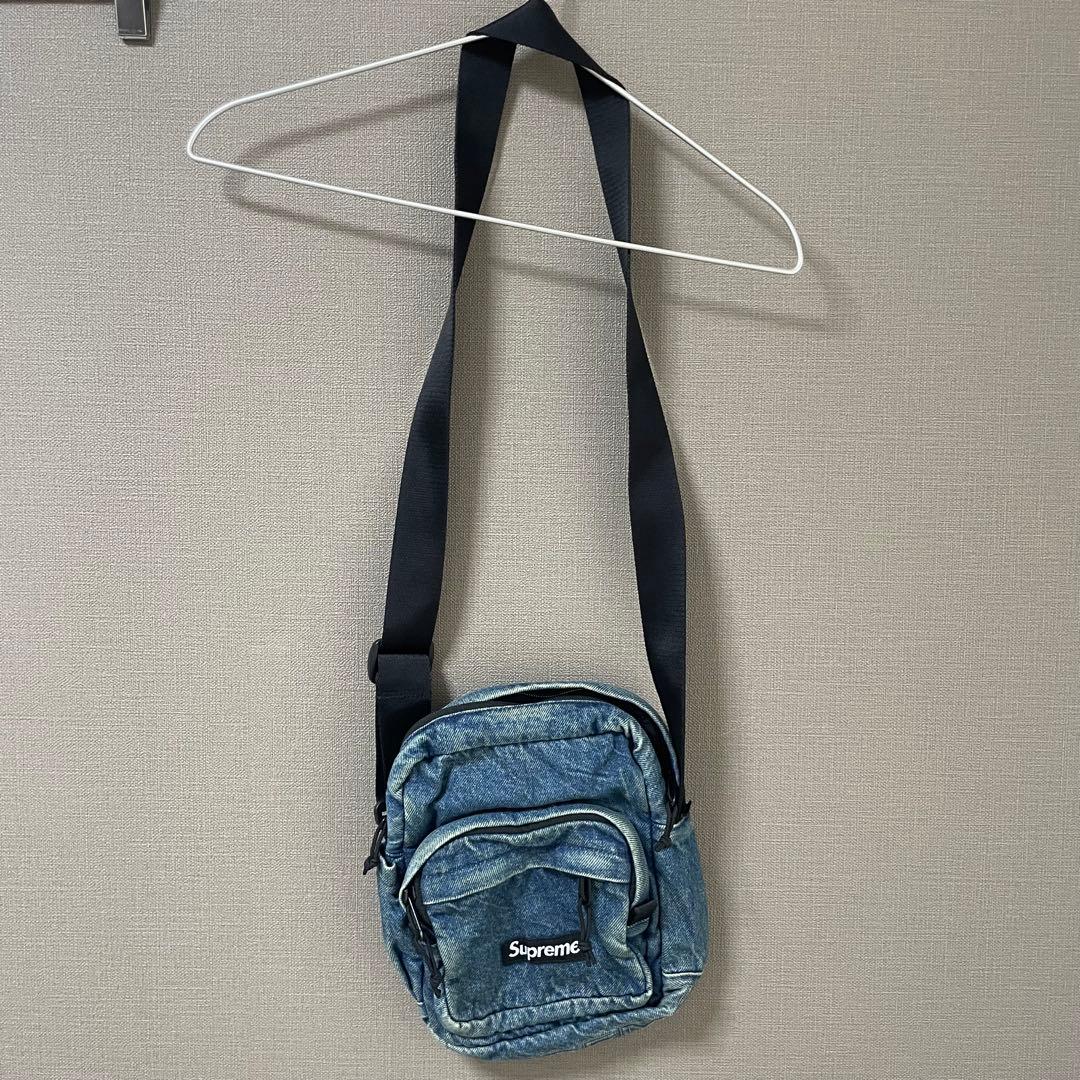 バッグ Supreme Denim Shoulder Bag Washed Indigo