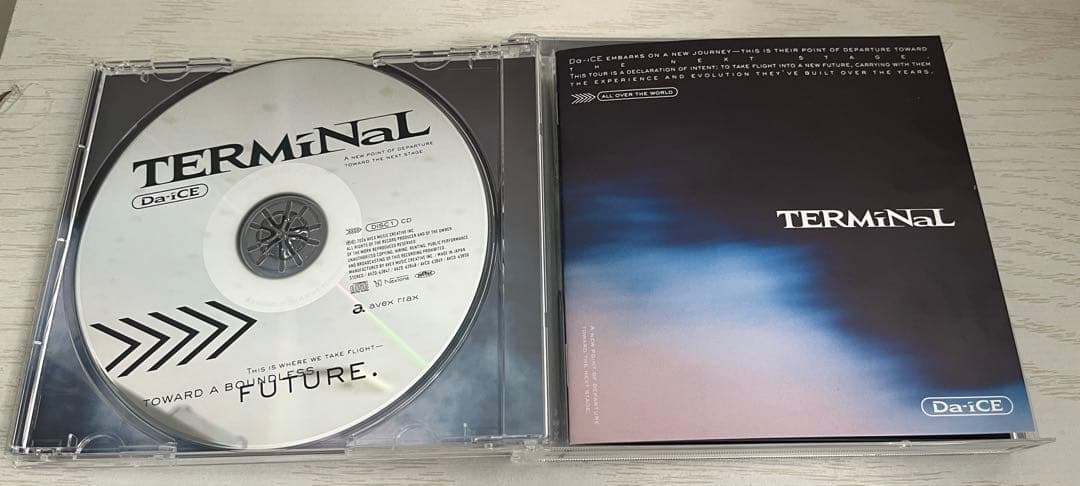 Da-iCE『TERMiNaL』DVD2枚組特典キーホルダーショッパー、ポーチ付