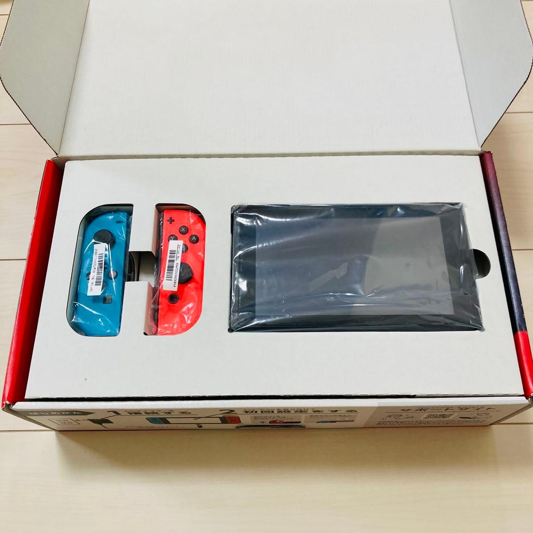 【バッテリー強化版】ニンテンドースイッチ ブルー レッド Switch 本体