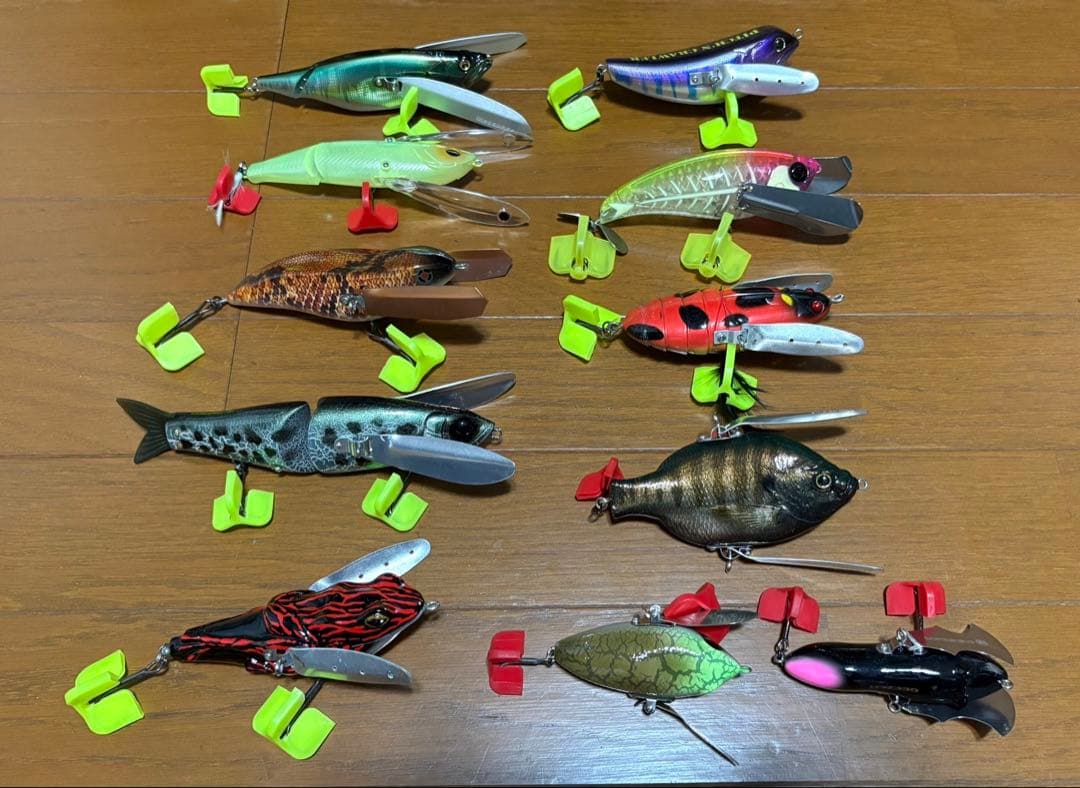 クローラーベイト　11点セット　収納ケース付