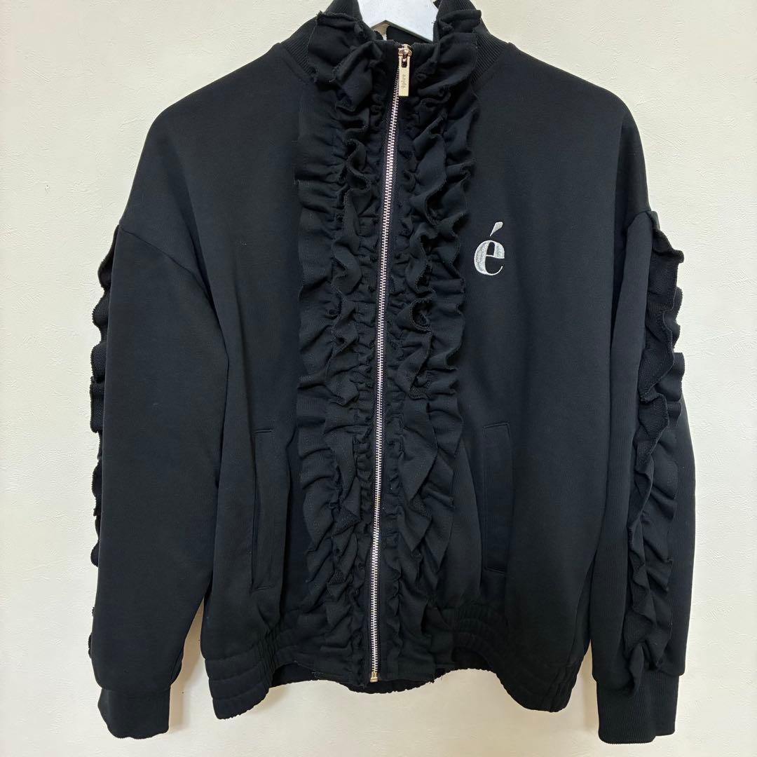 【明日発送可】épine é frill zip sweat blouson