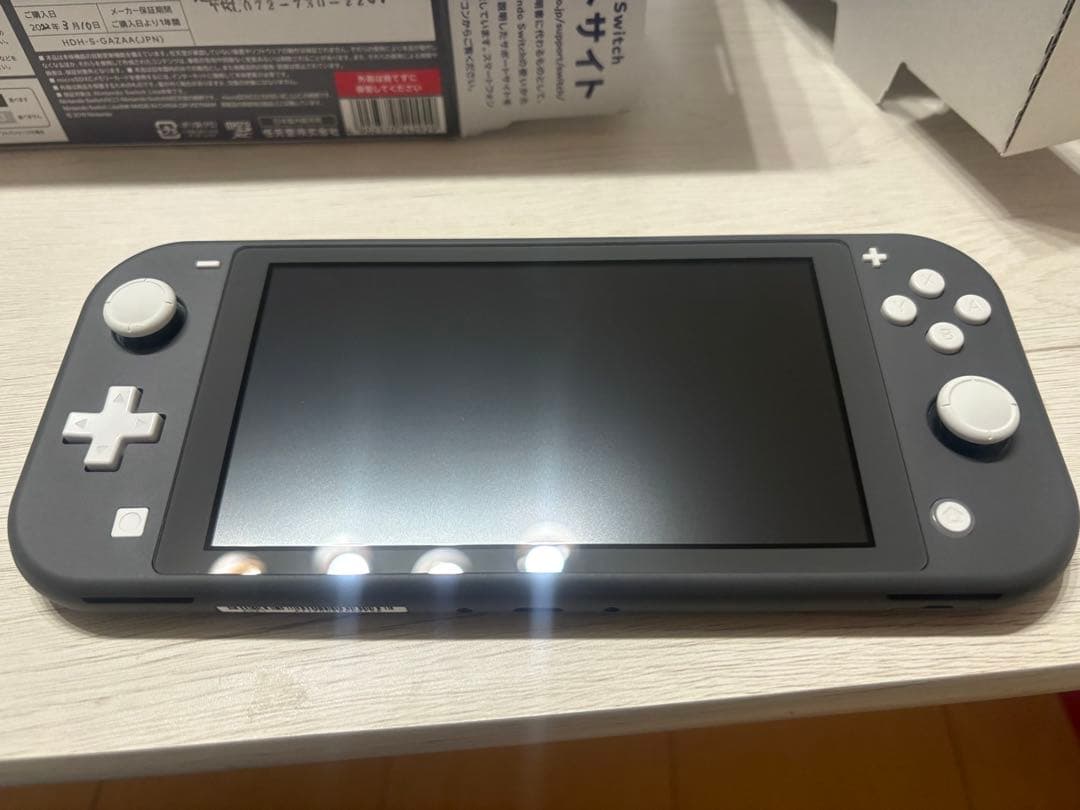 Nintendo Switch lite グレー　美品