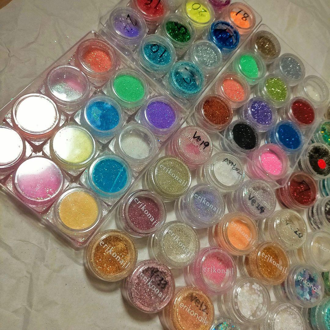 ジェルネイル まとめ売り カラージェル パーツ ラメ ホロ ストーン シェル