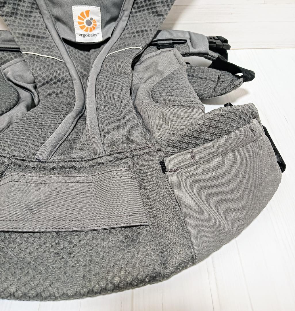 【美品】エルゴベビー OMNI Breeze グラファイトグレー 抱っこ紐