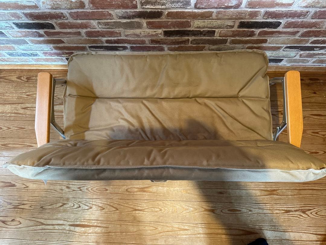 DOD(ディーオーディー) グッドラックソファロー 二人掛け ベージュ