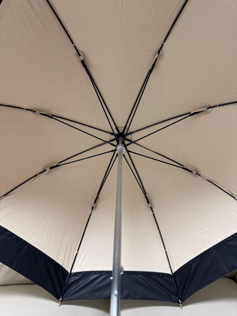 ランバンオンブルー　ビジューリボン　晴雨兼用日傘