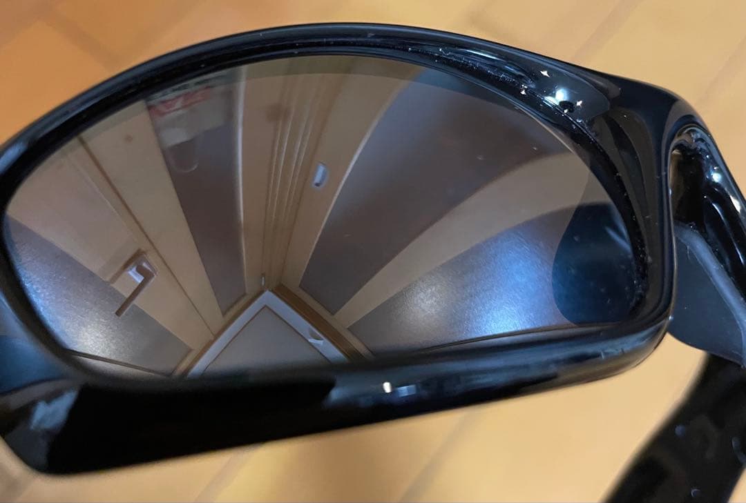 オークリー　ストレートジャケット　サングラス　ブラック