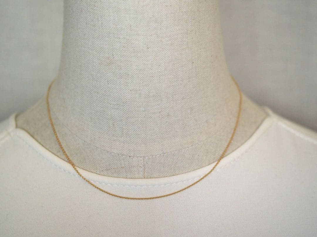 TIFFANY&Co.ティファニー　750イエローゴールド　チェーンネックレス